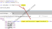 jquery获得table复选框选中行数据的方法,使用jQuery高效获取表格中复选框选中行数据的技巧
